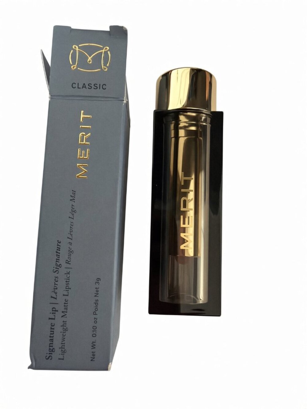 MERIT Signature Lip Lightweight Matte Lipstick Classic New